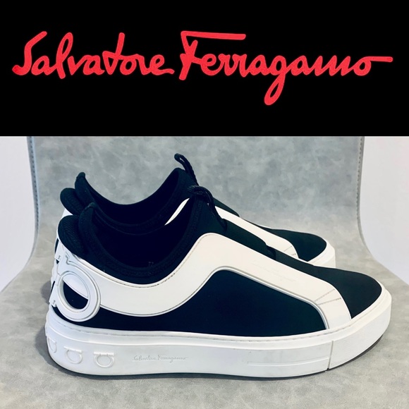 【SALVATORE FERRAGAMO】SNEAKERS Salvatore Ferragamo Liberty Leather Low Top Men Sneakers